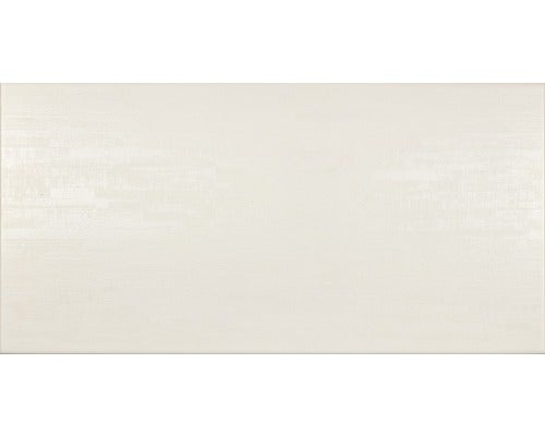 Wandfliese Kerateam Vesta weiß matt strukturiert 30x60 cm