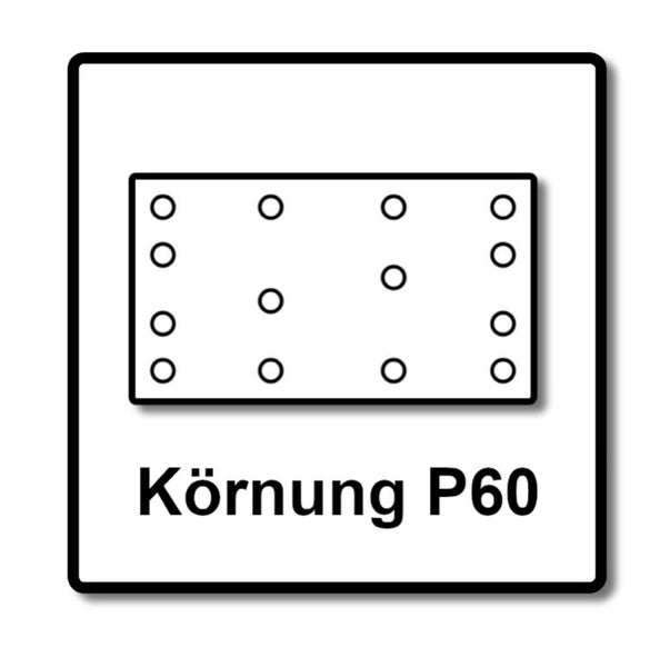 Festool STF 80x133 RU2/50 Schleifstreifen Rubin 2 P60 80 x 133 mm 100 Stk. ( 2x 499047 ) für Rutscher RTS 400, RTSC 400, RS 400, RS 4, LS 130