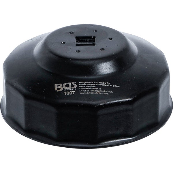 Ölfilterschlüssel der Marke BGS technic mit 10 Millimeter und 3/8 Zoll Aufnahme