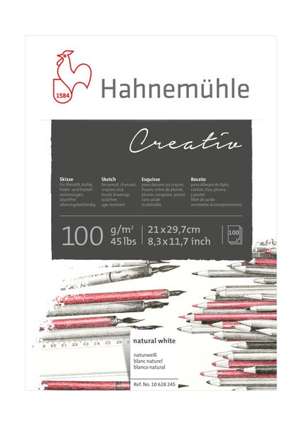 Hahnemühle Papier Creativ, DIN A 4, 100 g/m²