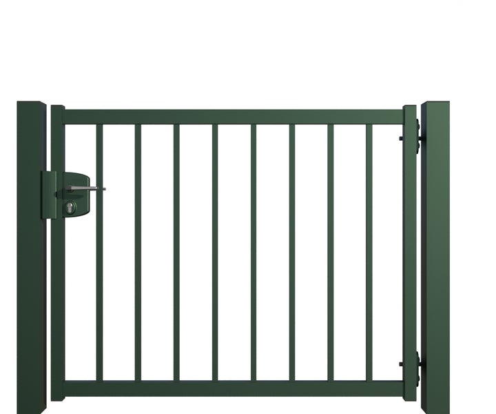 Metall Gartentür mit Schloss