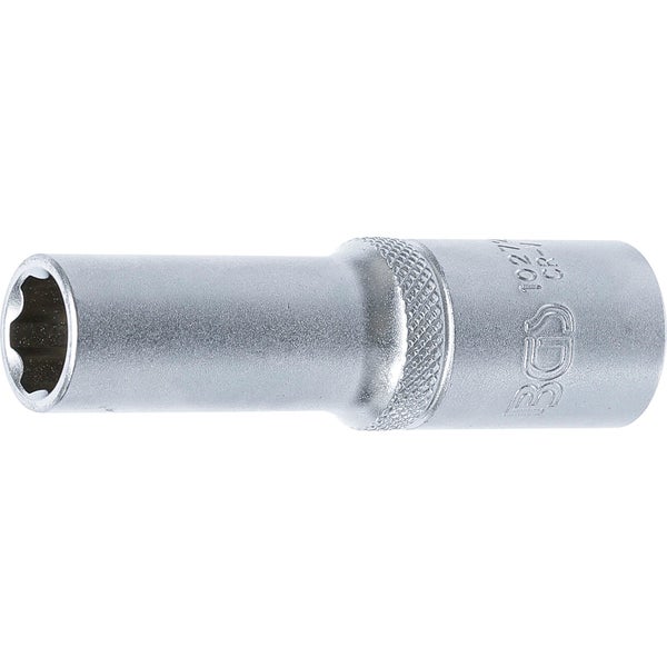 BGS Steckschlüssel-Einsatz Super Lock tief Antrieb Innenvierkant 12,5 mm (1/2) SW 12 mm - 10272