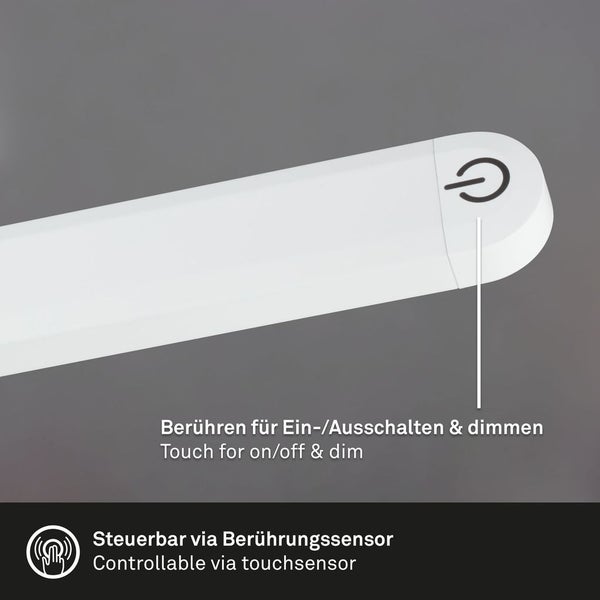 LED floor light, white, 1xLED-platine/6W