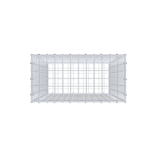Gabione 100 cm x 60 cm x 30 cm (L x H x T), Maschenweite 5 cm x 5 cm, C-Ring