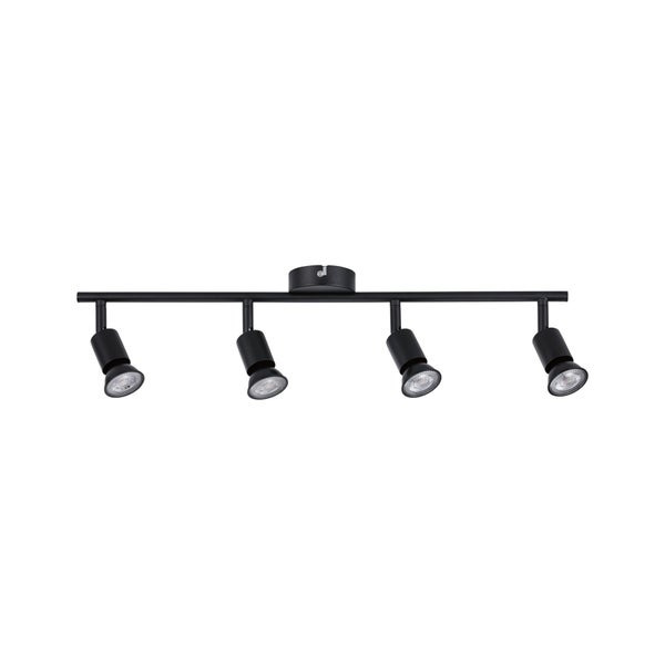 Spotlight Carolina GU10 230V max. 4x10W dimmbar Schwarz matt