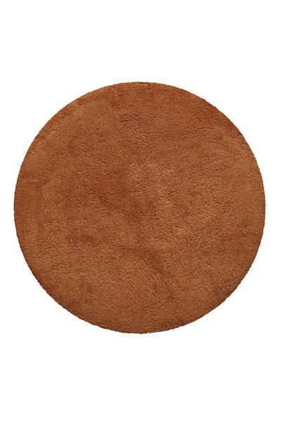 Badteppich Terracotta Ole WECONhome Basics 90 cm rund
