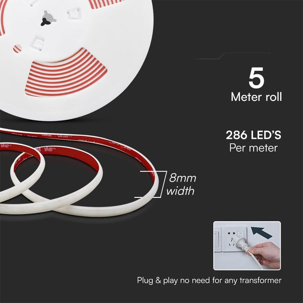 LED Streifen, 5 Meter Rolle