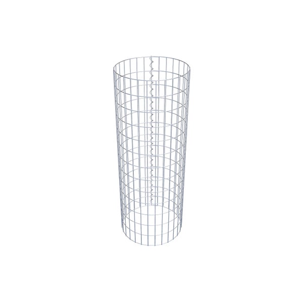Gabionensäule Durchmesser 47 cm, MW 5 x 10 cm rund - Höhe: 1,30 m