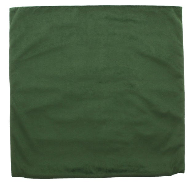 Quadratischer Kissenbezug aus weichem Veloursstoff