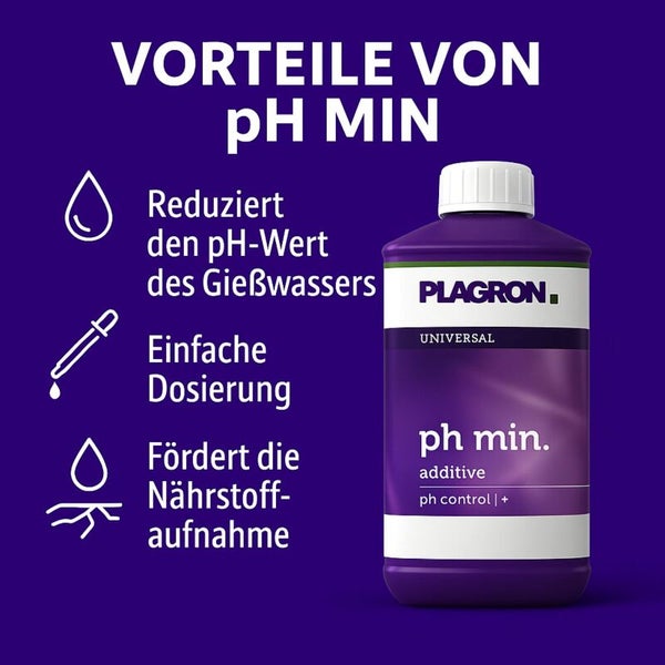 Plagron pH Min Gießwasser pH-Wert Reduzierer