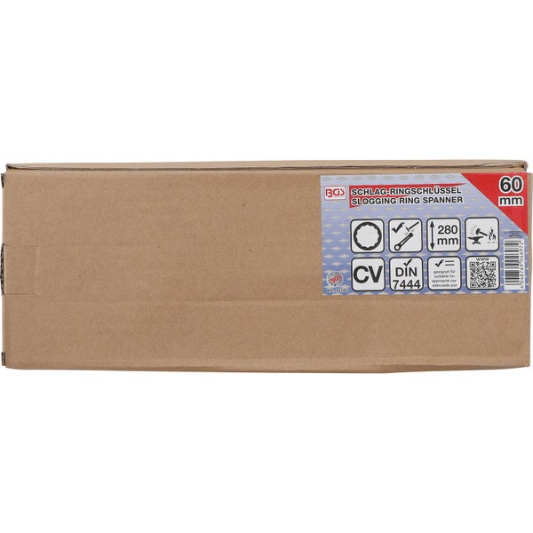 Verpackung eines Schlagringschlüssels 60 mm