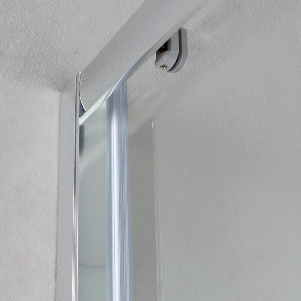 Duschtür für Nische 130 cm klares reversibles Glas | New Giada