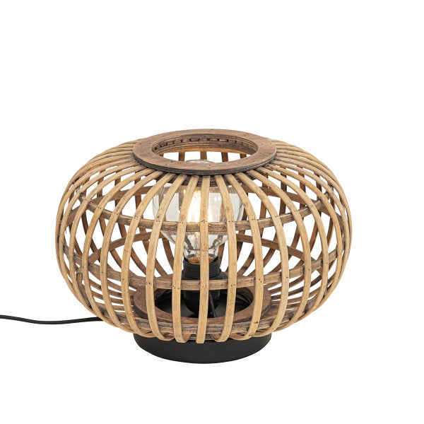 Orientalische Tischlampe Bambus - Amira