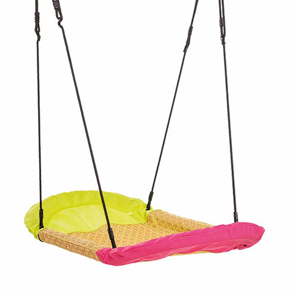 WICKEY Nestschaukel Grandoh 170X70 cm Kinder Spielturm Schaukel Zubehör- pink