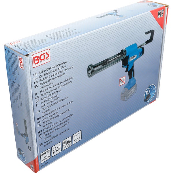 BGS Akku-Kartuschenpresse 18 V Solo - 7371