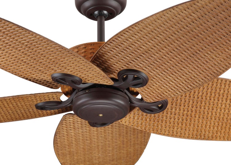 Deckenventilator Fijian II, 132 cm ∅, 3 Geschwindigkeiten, inkl. Wandschalter