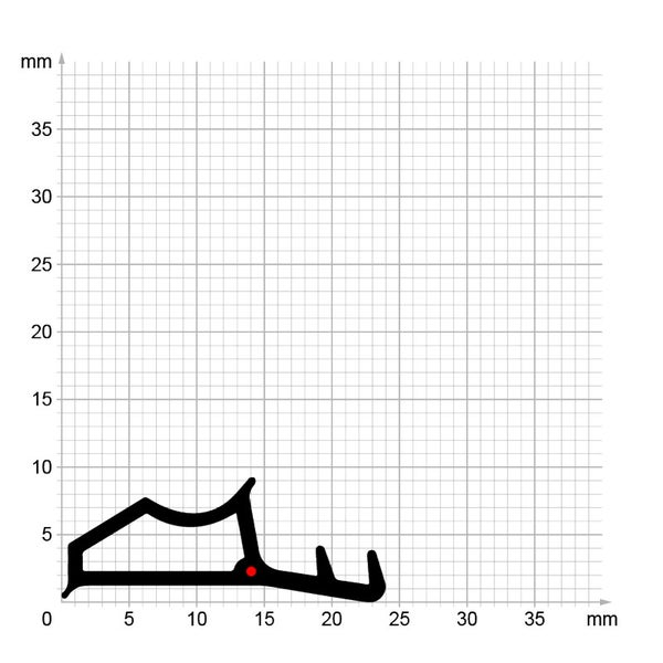 DIWARO. | Stahlzargendichtung SZ003 | weiß | 5 Meter