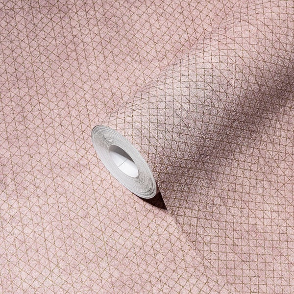 Tapetenrolle mit geometrischem Muster