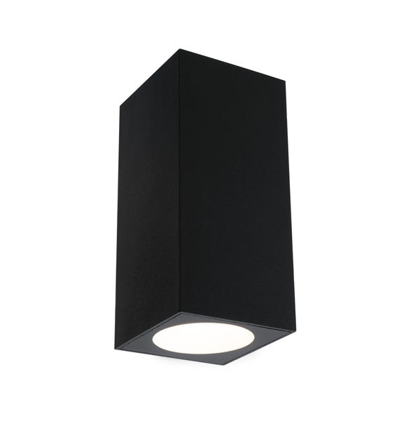 Moderne rechteckige LED Deckenleuchte in quaderförmigem Design für eine direkte Beleuchtung.