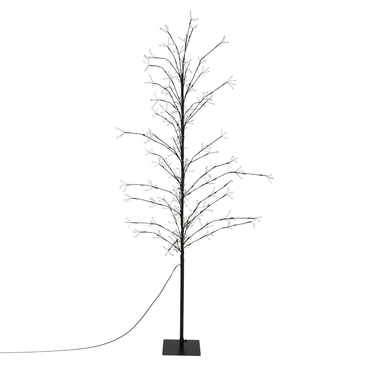 ECD Germany LED-Baum 180 cm mit 480 warmweißen LEDs, Lichterbaum mit Timer, Leuchtbaum Innen &amp; Außen IP44, Beleuchteter Dekobaum, Baum mit Beleuchtung für Weihnachten, Flexibel Zweige, Weihnachtsdeko