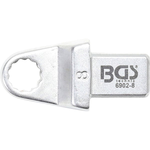 BGS Einsteck-Ringschlüssel 8 mm Aufnahme 9 x 12 mm - 6902-8