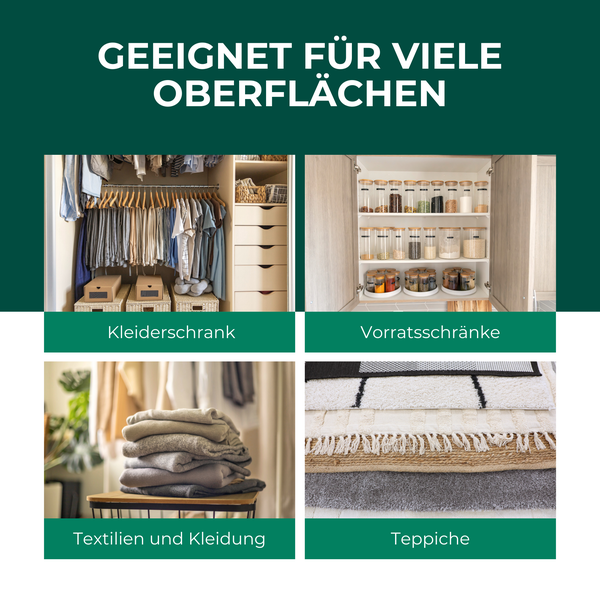 Silberkraft Mottenspray 500 ml gegen Kleider- und Lebensmittelmotten, Mottenschutz für Kleiderschrank oder Vorratskammer, effektives Mittel gegen Motten