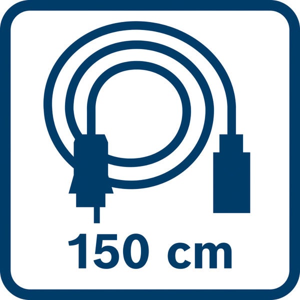 Symbol für Kabellänge 150 cm