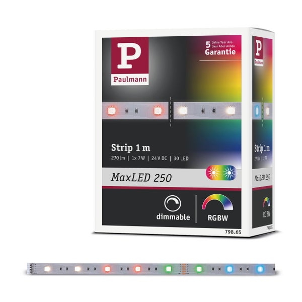 Paulmann MaxLED 250 Strip 1 Meter mit fünf Jahren Garantie