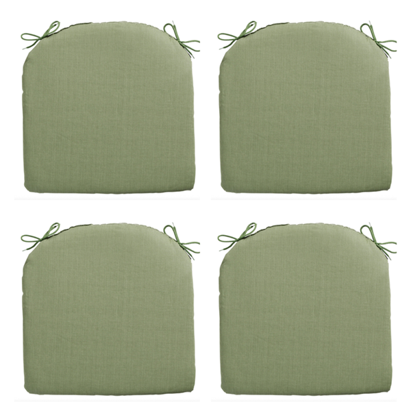 Sitzkissen Basic grün - Ca. 46x48 cm - 4er-Set