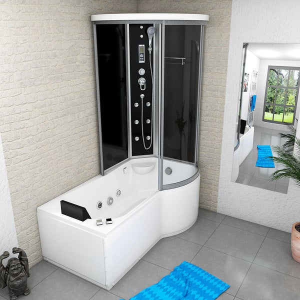 Whirlpool Wanne Duschkabine sw K55-L31-WP-EC 170x1