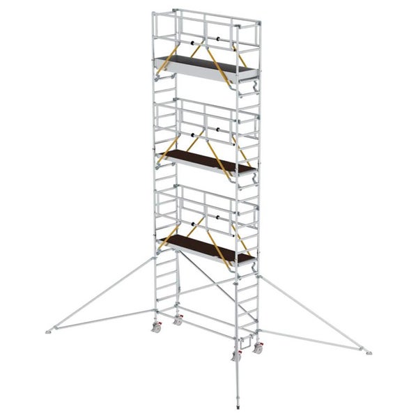 MUNK Rollgerüst SG mit Ausleger 0,75x2,45m Plattform 8,43m AH