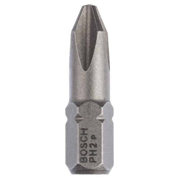 Bosch 10x Schrauberbit Extra-Hart, PH 2, 25 mm im Blister - 2607001512