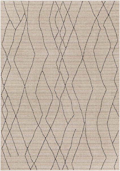 Etnhischer Berber Teppich Grau/Beige 200x275 cm GRETA