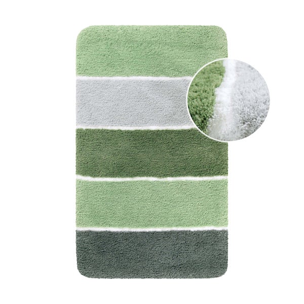 Badteppich Lind Grün Rio Marina  Homie Living 55x65 cm