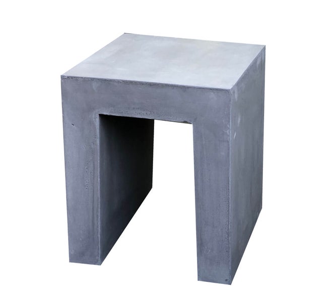 Cube Sitzwürfel Hocker Beistelltisch anthrazit