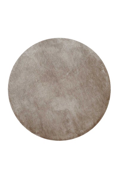 Badteppich Sand Beige Joris WECONhome Basics 90 cm rund