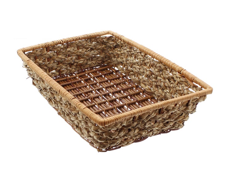 FRANK FLECHTWAREN | Schale Fern, KORBGEFLECHT, 35 x 23 x 9 cm