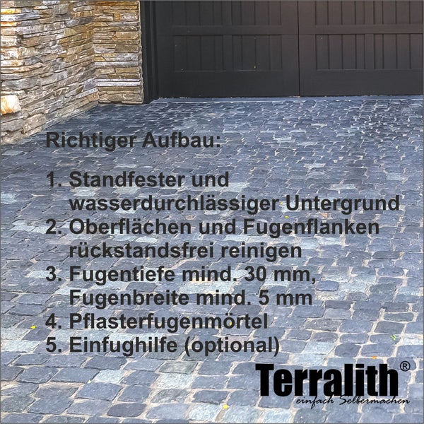Terralith 2K Pflasterfugenmörtel LKW 26,5 kg -natur / dunkel-