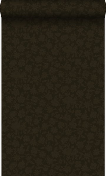 Origin Wallcoverings Tapete Blumen Schwarz - 53 cm x 10,05 m - 345440