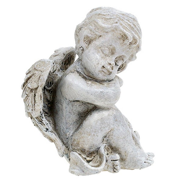 Engel-Skulptur mit verschränkten Armen