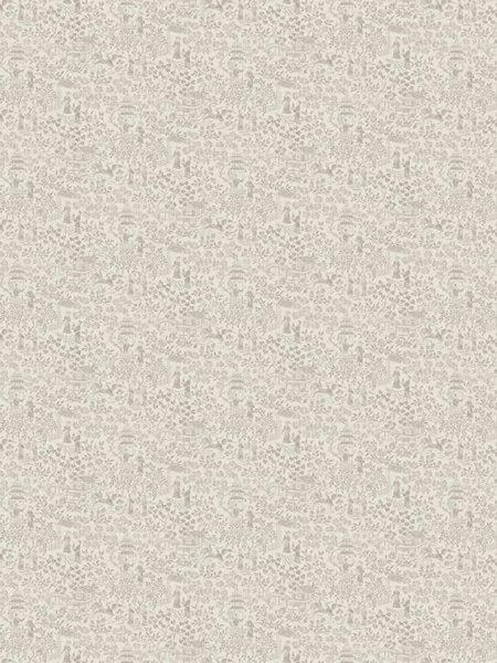 Borastapeter Tapete Blumen Beige - 53 cm x 10.05 m - 660280