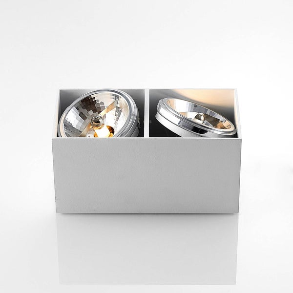 Arcchio Deckenlampe Jarle (Modern) in Weiß aus Aluminium (2 flammig, G9) - Deckenleuchte Lampe Wohnzimmerleuchte