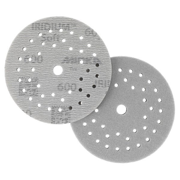 Mirka Iridium Soft Schleifscheiben Ø 125 mm / Korn P600 / Klett Multifit / 20 Stück / schaumbasiertes Schleifmittel für präzises Trockenschleifen, Klarlackschliff, Finish