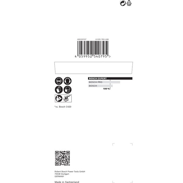 Bosch 10x Expert M480 Schleifnetz für Schwingschleifer 80 x 133 mm G 320 - 2608900741