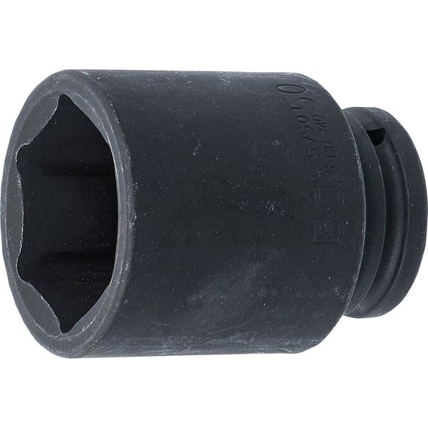 BGS Kraft-Steckschlüssel-Einsatz Sechskant tief Antrieb Innenvierkant 20 mm (3/4) SW 50 mm - 5750