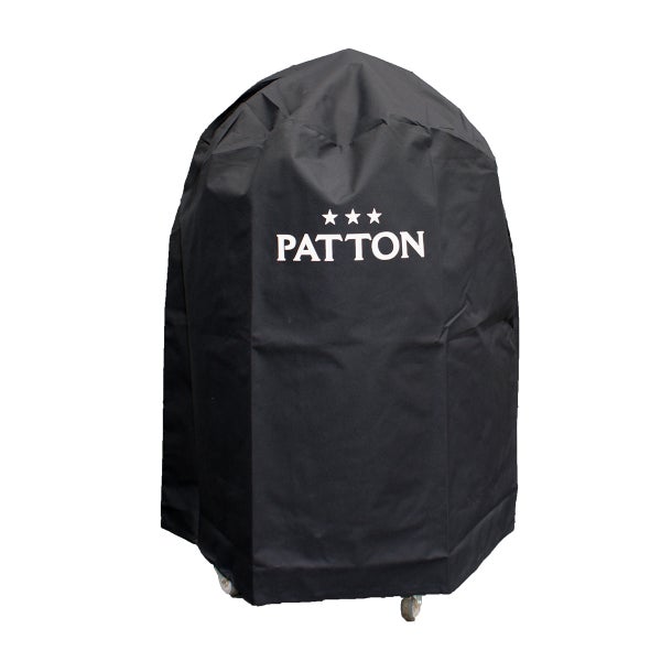 PATTON Grillabdeckung - 95x45x100cm Grillschutzhülle für Kamado 16 - Oxford-Stoff - Schwarz