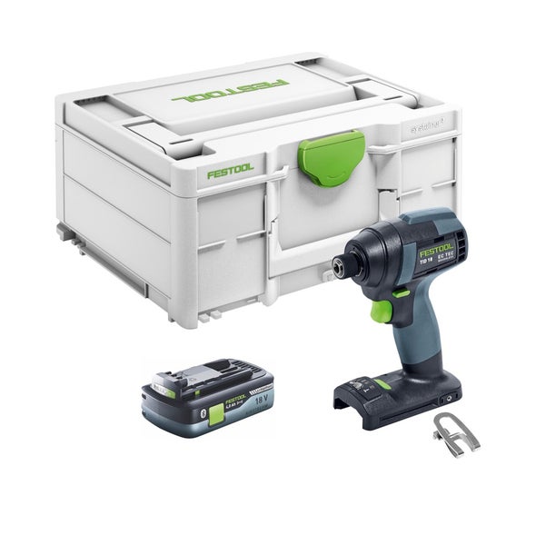 Festool TID 18-Basic Akku Schlagschrauber 18V 180Nm 1/4 ( 576481 ) + 1x Akku 4,0Ah - ohne Ladegerät