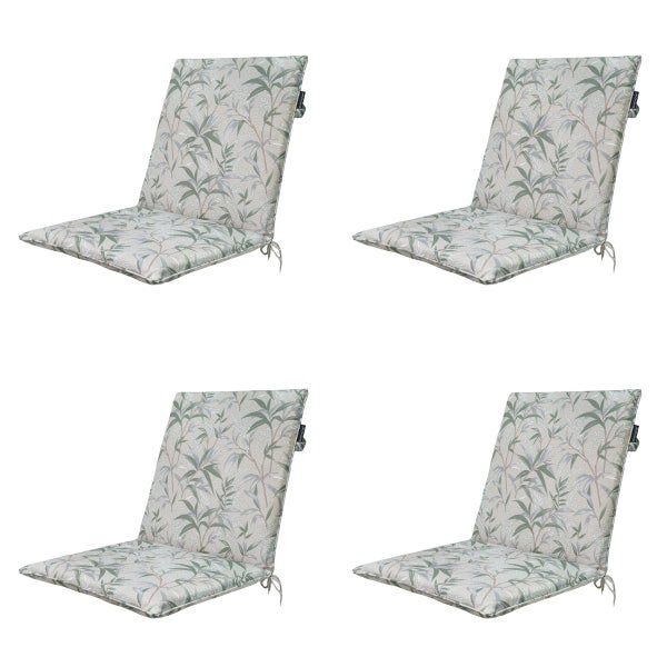 Stuhlauflage Stapelstuhl Palma natur - ca. 97x49 cm - 4er-Set