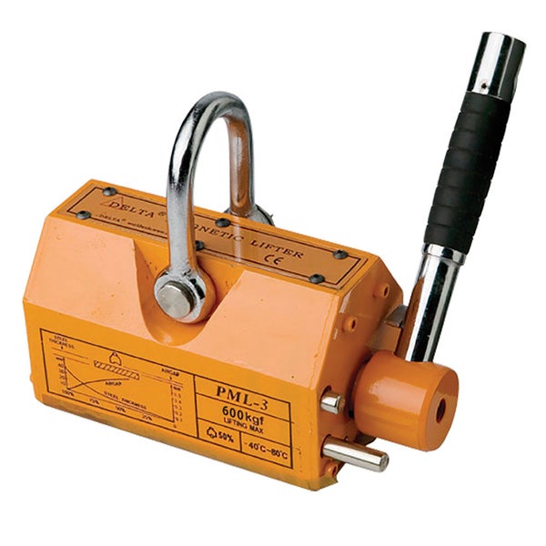 Magnetheber mit Tragegriff und einer maximalen Tragkraft von 600 Kilogramm