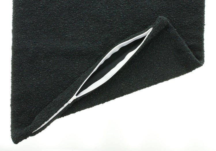 FRANK FLECHTWAREN | Kissenhülle Black, POLYESTER, 43 x 43 cm